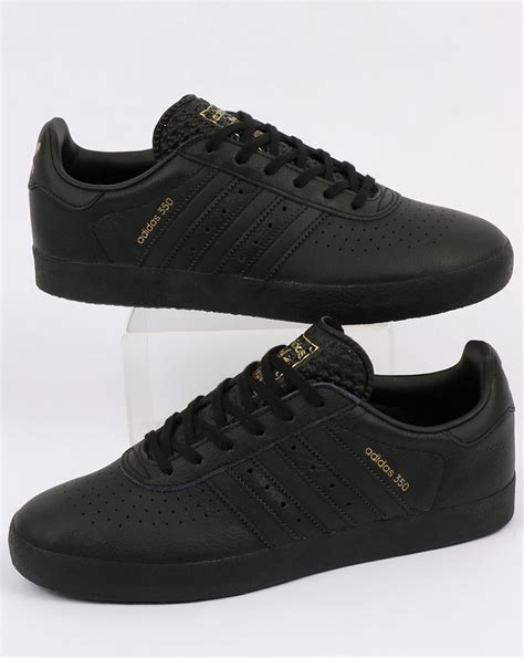 zwarte adidas sneaker|adidas black leather sneakers.